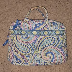 Vera Bradley Laptop Case Blue Paisley